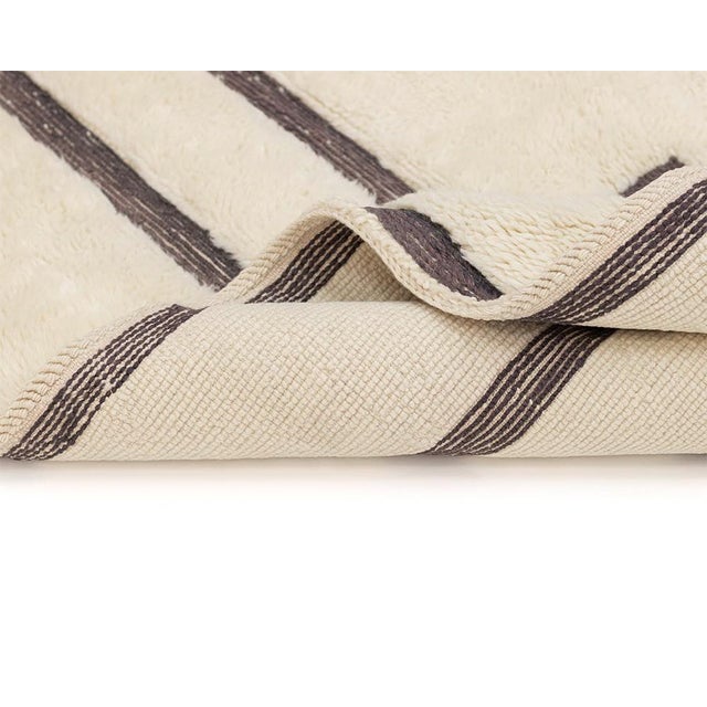 Hand-Knotted Wool Rug by Azele Studio For Sale - Image 4 of 10