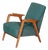 Art Deco Armchair in Beech, 1940s For Sale