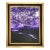 Vintage American 20th C Framed Oil Painting Nocturnal Landscape River & Forest For Sale