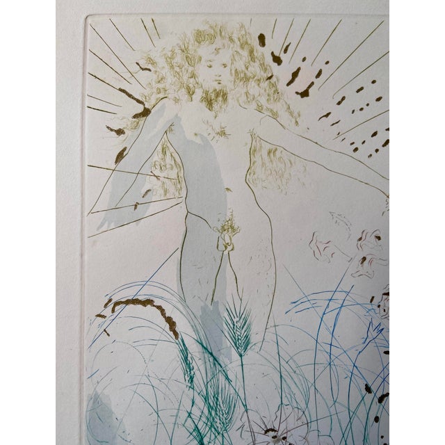 Salvador Dalí, Nude I Am My Beloved, 1971, Lithograph, Framed For Sale - Image 4 of 10
