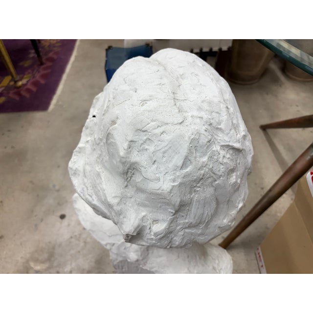 19th Century French Plaster Bust For Sale In Houston - Image 6 of 9
