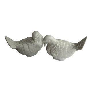 White Porcelain Dove Figurines For Sale