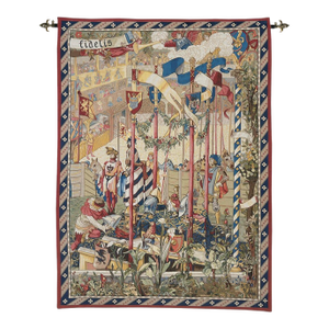 The Jousting Arena Loom Woven Tapestry - 183 X 132 Cm (6'0"x 4'4") - Requires Rod Size 3
