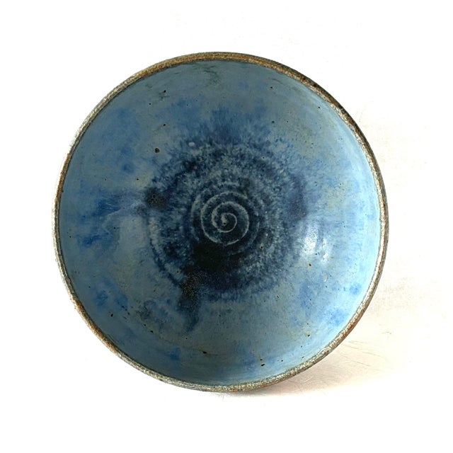 A Beautiful Hand-Made Stoneware Art Pottery Bowl by Gerry Williams For Sale - Image 10 of 11