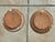 Hand-painted wall plates from the Hutsul tradition of the Carpathian region, likely made in Romania in the 1950s. The...