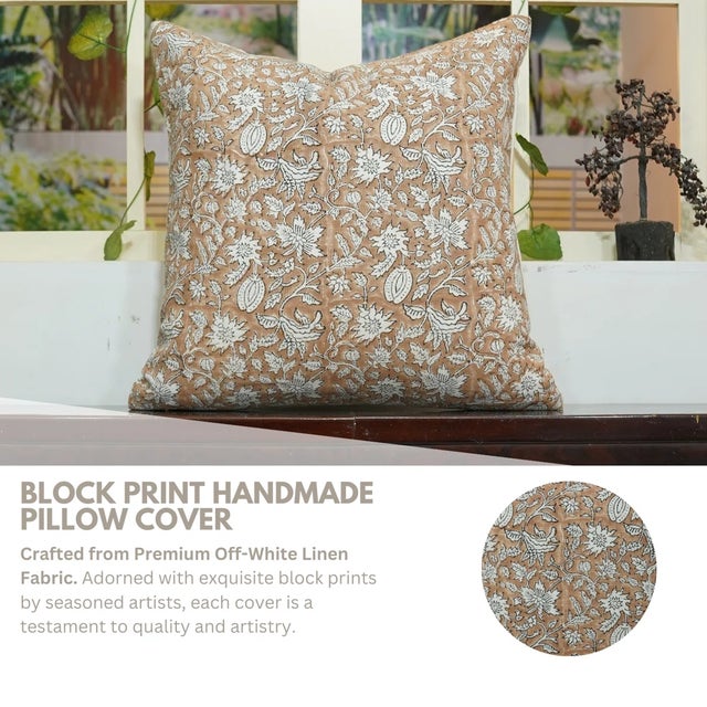 Bold, evocative, and steeped in tradition, the Manikarnika cushion cover is a celebration of heritage craftsmanship. Hand...