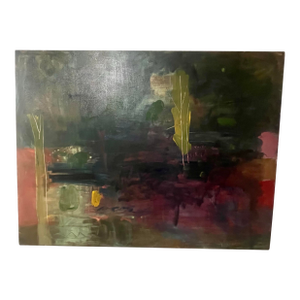 “Starlight” By, Ellen Reinkraut Abstract Expressionist Original Oil on Canvas