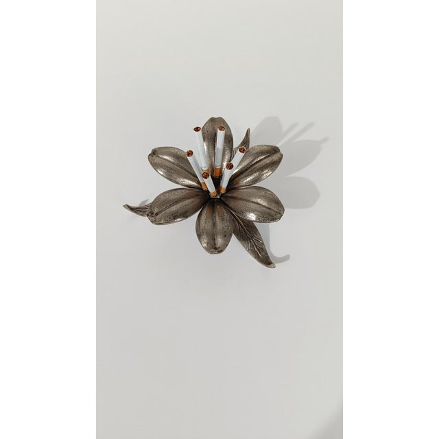 Mid-Century Modern Vintage Cocktail Ashtray in Flower Shape with Removable Petals, 1970s For Sale - Image 3 of 17