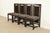 Mission Frank Lloyd Wright for Cassina Arts & Crafts Dark Cherry Wood Dining Chairs, Set of Four For Sale - Image 3 of 13