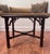 Late 20th Century Vintage Chinoiserie Chippendale Style Mahogany Solid Wood, Glass & Brass Finish Side Table For Sale - Image 5 of 12