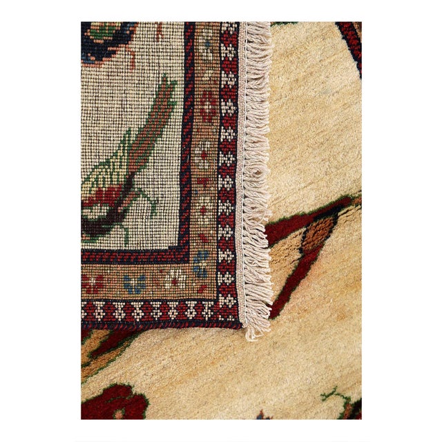Modern Pasargad DC Fine Hand Knotted Animal Pictorial Wool Rug For Sale - Image 3 of 3