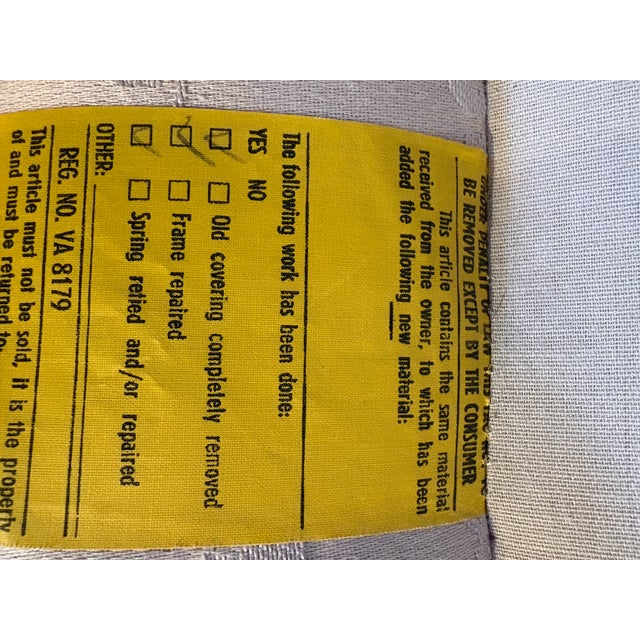 Vintage Chinoiserie Toile Club Chair For Sale - Image 12 of 12