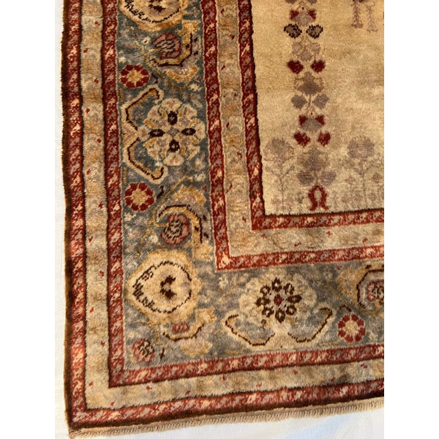 Tribal Antique Turkish Rug 8.10 X 5.7 For Sale - Image 3 of 5