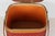 1950s Mid-Century Red Woven Picnic Basket With Lid and Handles For Sale - Image 5 of 17