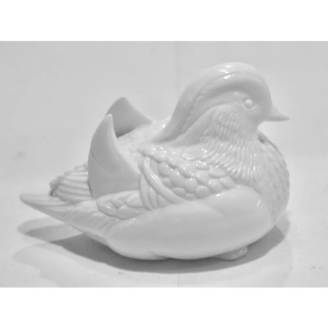 Mandarin Duck in Porcelain, 1970s, in Very Good conditions. Designed 1970 to 1979