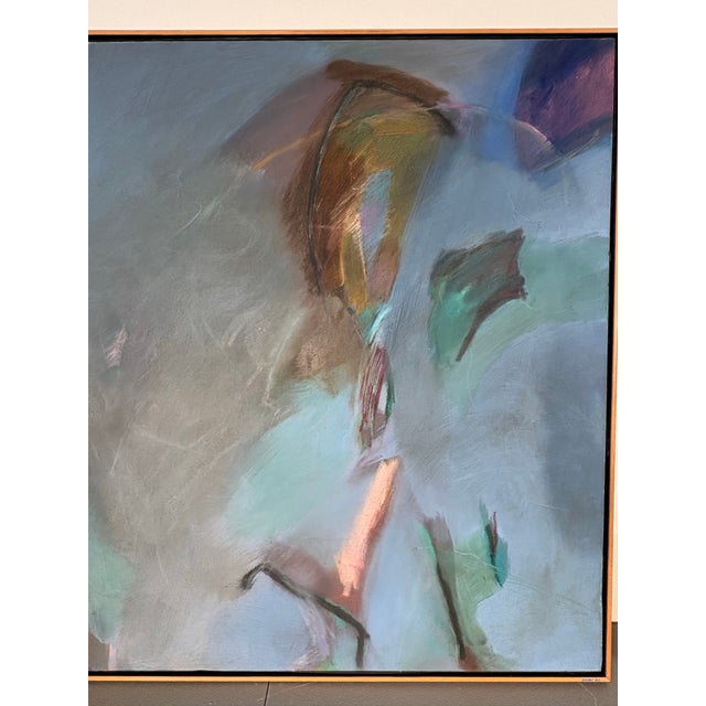 Abstract 1979 Ima Oil on Canvas Ellen Brody For Sale - Image 3 of 5