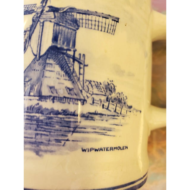 Arts & Crafts 1930s Delft Pottery From Holland Mug For Sale - Image 3 of 5