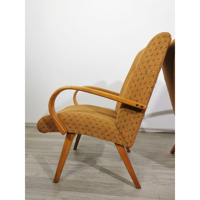 Set of Vintage Armchairs by Jaroslav Smidek, 1960s For Sale - Image 3 of 18