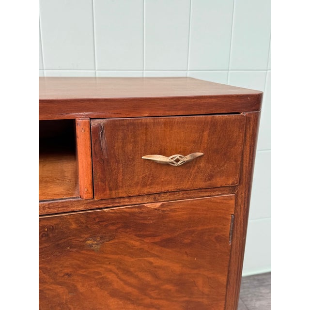 Antique Art Deco Italian Bedside Tables, 1930s, Set of 2 For Sale - Image 6 of 13