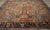 1880s Red Geometric Rustic Nw. Persian Heriz Rug 10'4" X 12'7" Handknotted Wool Carpet For Sale - Image 4 of 7
