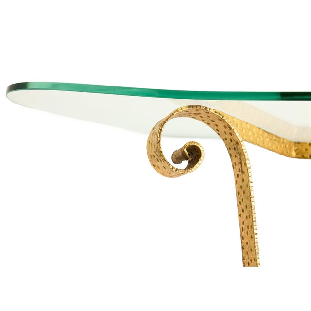 Italian Mid-Century Gilt Wall-Mount Console Table by Pier Luigi Colli, 1940s For Sale - Image 15 of 16