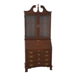 Jasper Chippendale Style Cherry Secretary Desk