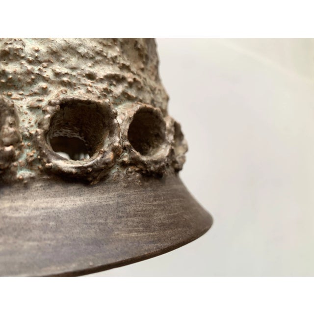 Mid-Century Danish Brutalist Ceramic Pendant from Judi Kunst For Sale - Image 14 of 18