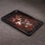 Rosewood Rectangular Tray Inlaid With Mother-of-Pearl For Sale - Image 4 of 9