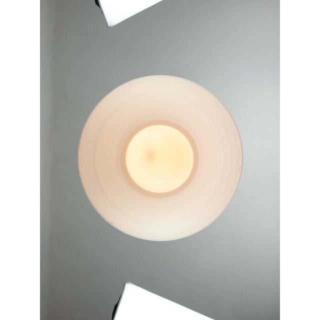 Large Space Age Pendant Light in White from Guzzini, 1970s For Sale - Image 5 of 18
