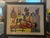 Large framed reproduction print after William H. Johnson’s iconic folk-modernist work ‘Going to Church.’ Features vibrant...