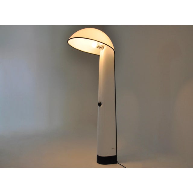 Black Alba Floor Lamp by Sergio Brazzoli & Ermanno Lampa for Harvey Guzzini, 1960s For Sale - Image 8 of 15