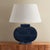 Ceramic Hudson Valley Lighting Moodus 20 in. 1 Light Table Lamp in Aged Brass and Ceramic Parrish Blue Finish For Sale - Image 7 of 11