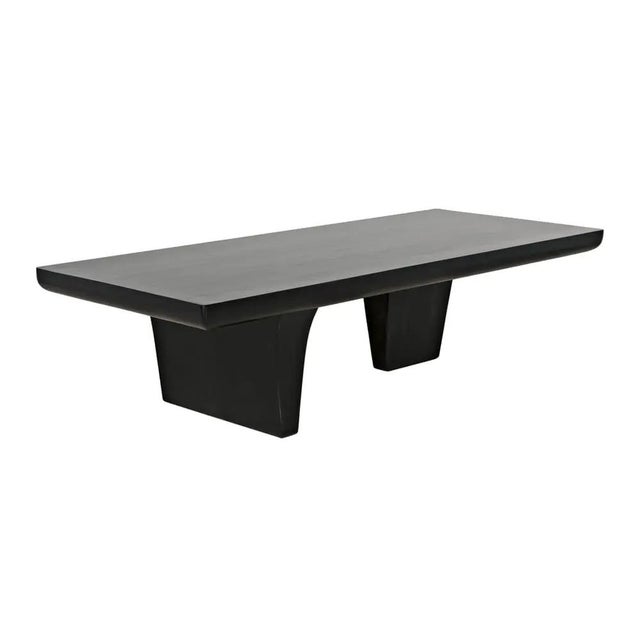 Mid-Century Modern Ward Coffee Table, Hand Rubbed Black For Sale - Image 3 of 5