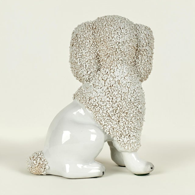 Pair of Antique English Staffordshire Poodle Figures For Sale - Image 14 of 15