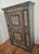 Small Antique Blue Hand-Painted Alpine Wardrobe, 1810s For Sale - Image 3 of 14
