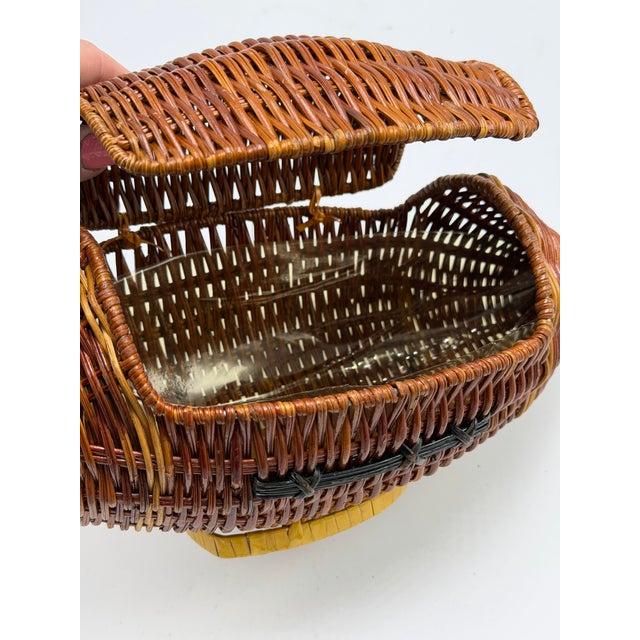 This fun wicker basket it shaped like a football! It would be so fun for serving and a happy accessory, especially for...