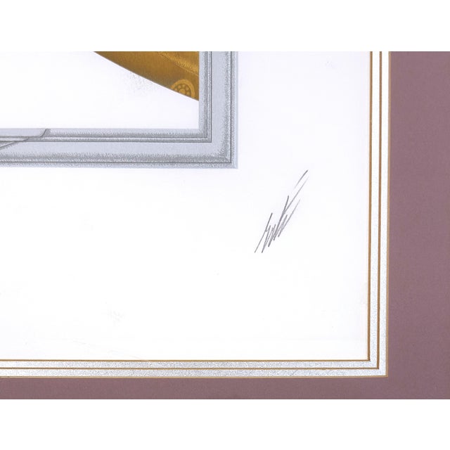 Art Deco Erté, Myths Suite (Set of 2 Hand Signed Foil Stamped Embossed Serigraphs), 1985 For Sale - Image 3 of 7