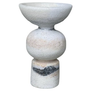 Naxian Marble Vase by Tom Von Kaenel For Sale