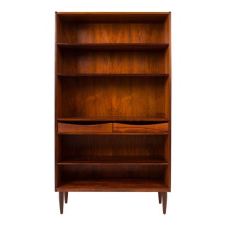 Vintage Danish Mid-Century Rosewood Bookcase For Sale