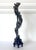 Early 20th Century Chinese Scholar Stone Tall Slender Lingbi Rock on Display Stand For Sale - Image 5 of 17