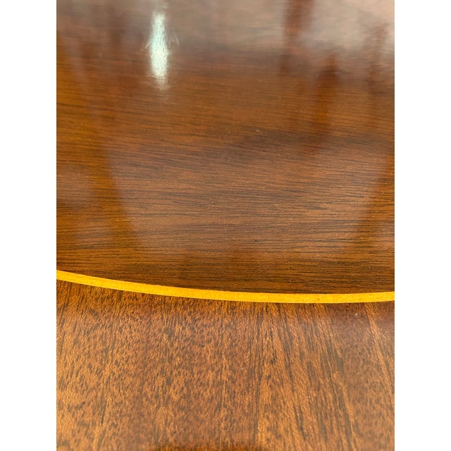 2000 - 2009 Mahogany Demilune Cabinet by Kindel For Sale - Image 5 of 14