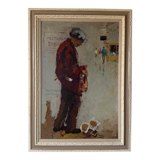 French Impressionist Street Scene by Charles Wilton (1837–1947) – Oil on Canvas Painting For Sale