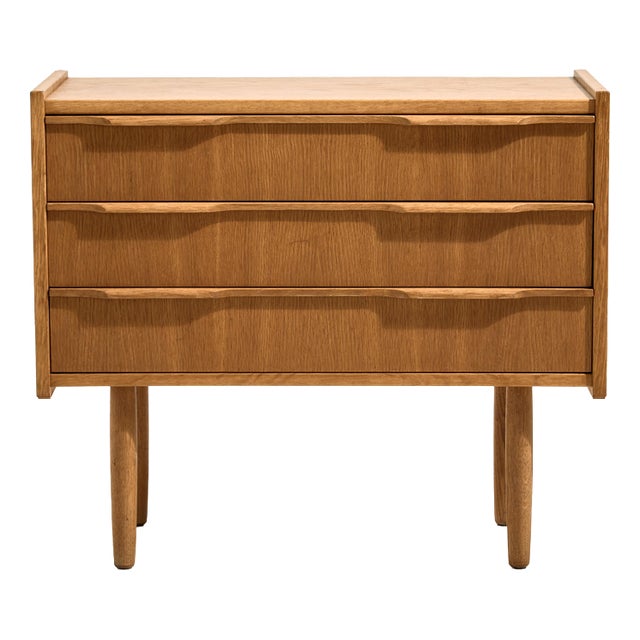Mid-Century Oak Nightstand, 1960s For Sale