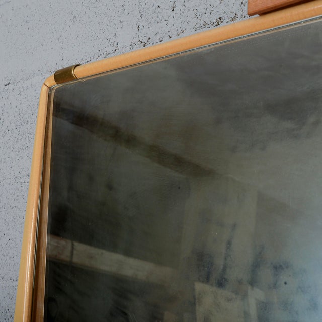 Wooden Framed Mirror by Vittorio Dassi, 1950 For Sale - Image 10 of 15