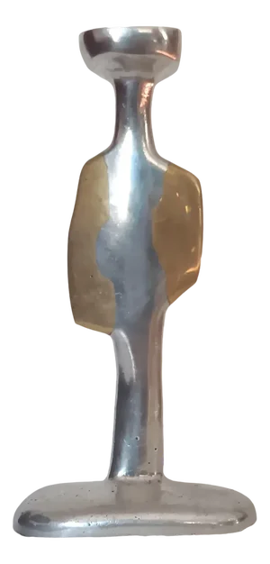 Brutalist Candleholder by David Marshall, 1990s