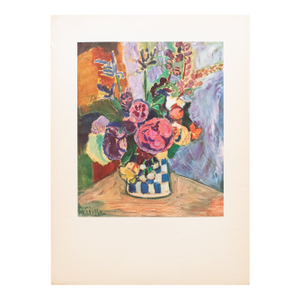 1940s After Henri Matisse "Vase of Flowers", First Edition Period Swiss Offset Lithograph