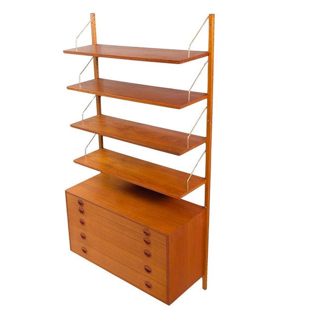 Mid-Century Royal System Wall Unit in Teak by Poul Cadovius for Cado, 1960s For Sale - Image 9 of 9