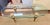 Hollywood Regency Vintage Francisco Hurtado Style Glass and Giltwood Coffee Cocktail Table For Sale - Image 3 of 6