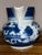 This small pitcher by Vista Allegra, the best porcelain in Portugal, is decorated with a blue and white glazed pattern...