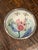 Dark Pink Vintage Chinese Tobacco Leaf Style Porcelain & Pewter-Tone Bowl For Sale - Image 8 of 8